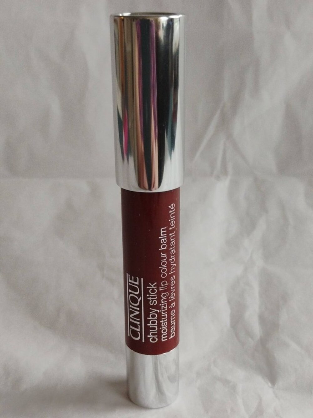 Clinique Chubby Stick Moisturizing Lip Balm 'Fuller Fig'- New- NO Box